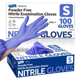 Supmedic nitrile gloves blue iris in box for quick protection