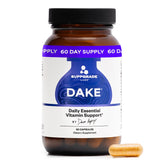 Suppgrade Labs DAKE bottle front showing vitamin D-A-K-E blend for daily wellness.