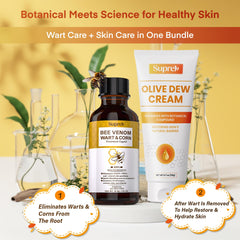 SupreH Olive Dew Skin Recovery Cream tube ready to soothe and restore treated skin