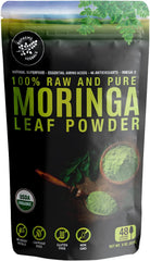 Supreme Herbals Moringa powder bottle with resealable cap for easy daily use