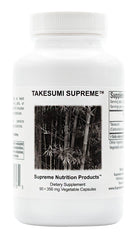 Supreme Nutrition Takesumi Supreme charcoal capsules in bottle for daily digestive balance.