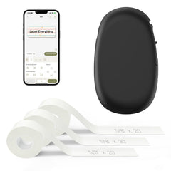 SUPVAN E10 label maker front view for organized home office labeling