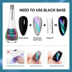 SUPWEE magnetic stick highlights cat-eye effect on nails