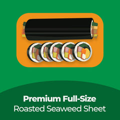 Surasang roasted seaweed with rich umami flavor for authentic rolls.