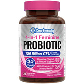 Surebounty Probiotics for Women bottle with 30 capsules for daily digestive balance