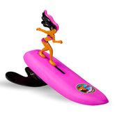 Surfer Dudes Classics wave-powered mini-surfer in hero shot for family beach fun