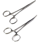 SURGICAL ONLINE 5-inch straight hemostat with precision tips for small objects.