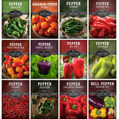 Survival Garden Seeds jalapeño peppers for fresh harvest and zesty meals