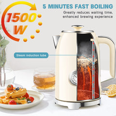 SUSTEAS cordless design for easy, portable pouring in the kitchen