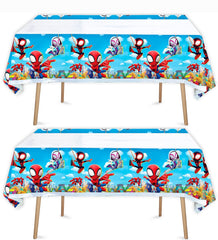 SUTRADHAR Spiderman tablecloth 70x42 with hero pattern for kid party tables.