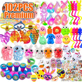 Suxkbo Easter favors 102-piece assortment for baskets and egg hunts