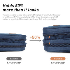 Suzamed diabetic supplies organizer interior with stable elastic strap.