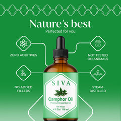 Diffuser setup with Siva Camphor Oil delivering a refreshing aroma