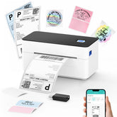 SVANTTO Bluetooth shipping label printer ready for wireless, instant label printing.