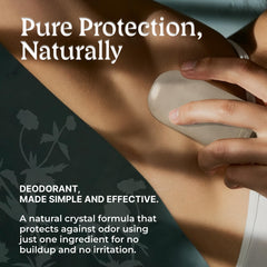 SVARA mineral odor-control stick shown on skin for daily use