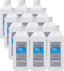Swan 70% Isopropyl bottle front view for quick surface cleaning tasks