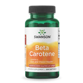 Swanson Beta-Carotene softgel supports eye health and skin vitality.