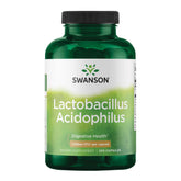 Swanson Lactobacillus Acidophilus bottle for daily digestive support.