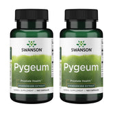 Swanson Pygeum bottle with 125 mg serving for daily urinary support.