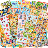 SWARKOL 48-sheets stickers animals—perfect for classroom rewards and creative crafts.