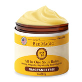 Sweet Bee Naturals Honey Balm applied to the face for daily moisture.