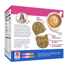 Crumbs from Sweet Loren's gluten-free vegan blueberry breakfast biscuits