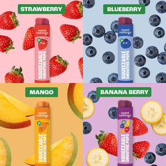 Sweet Nothings strawberry banana smoothie for quick on-the-go treat
