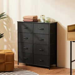 Sweetcrispy dresser eight drawers provide ample storage for clothes and accessories