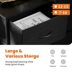 Sweetcrispy dresser fabric drawers highlight breathable, lightweight storage solutions