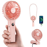 Sweetfull handheld fan with 5000mAh battery for extended cooling on the go.