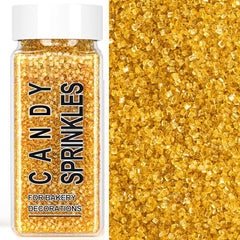 SweetGrove Gold Sprinkles bottle top view for quick festive decorating