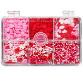 SweetGrove Valentines Sprinkles six styles for versatile cake and dessert decorating.