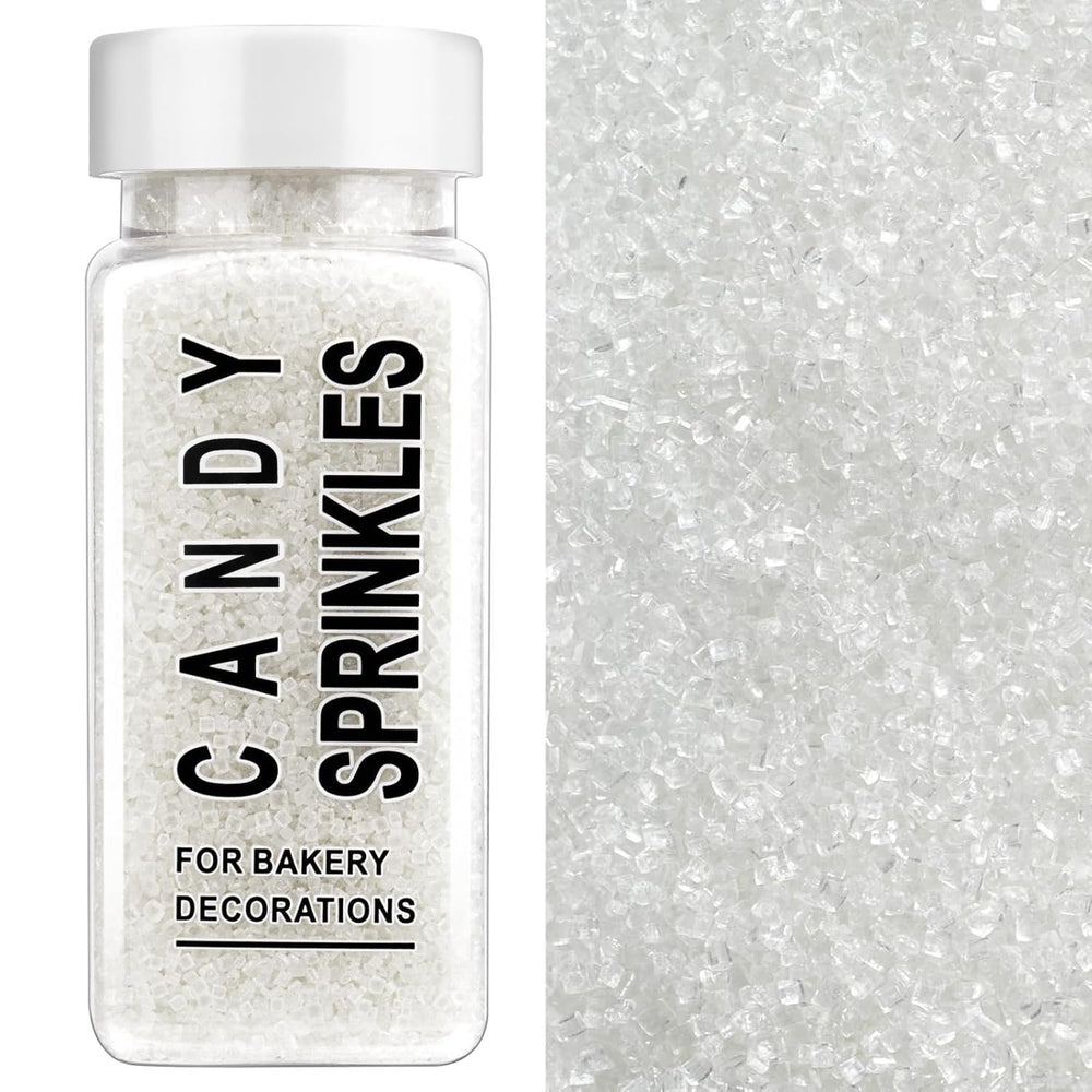 SweetGrove White Sanding Sugar bottle adds festive sparkle to desserts
