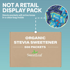 SweetLeaf stevia packets intended for smoothies and drinks