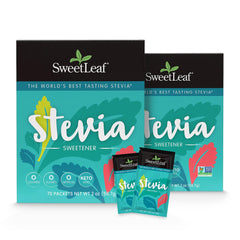 SweetLeaf Stevia Packets deliver zero-calorie sweetness for beverages and recipes.