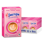 Sweet'N Low twelve-pack boxes on shelf for bulk value and convenience.