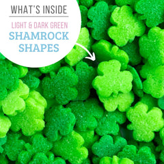 Sweets Indeed shamrock sprinkles add sparkle to cookies and cakes.