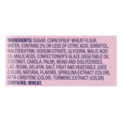 Close-up of SweeTARTS Rope Bites ropes with tangy filling