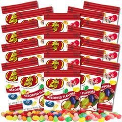 Sweetzo jelly beans in assorted flavors, individually wrapped for easy sharing