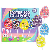 Sweetzo Easter Egg Lollipops in a colorful Easter basket, ideal for sharing