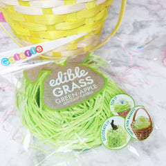 Sweetzo edible Easter Grass in a basket enhances festive presentation.