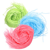 Sweetzo edible Easter Grass strawberry strands add fruity color to desserts.