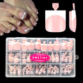 SWETIDY toe nail tips set with 150 pieces for versatile French tips