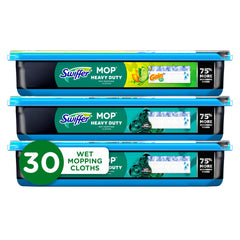 Swiffer Heavy Duty Mop Cloth with Gain Original scent ready for quick floor cleanups.