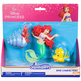 SwimWays Ariel Dive Character toy in pool helps kids spot and retrieve during water play