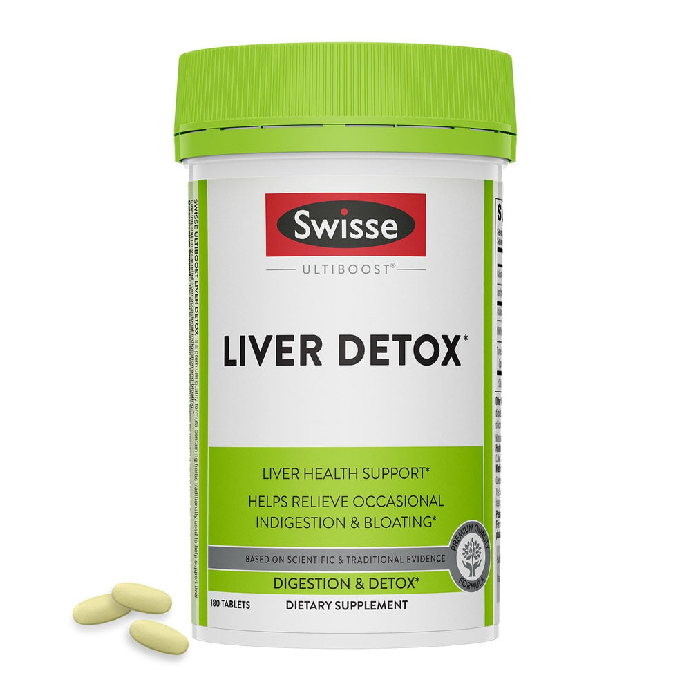Swisse Milk Thistle Liver Cleanse Bottle for daily detox support.