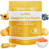 Swiyie Lutein Gummies bottle provides convenient daily eye support in a tasty form.