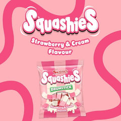 Swizzels Squashies Strawberry & Cream gluten-free treat, an easy gluten-conscious snack.