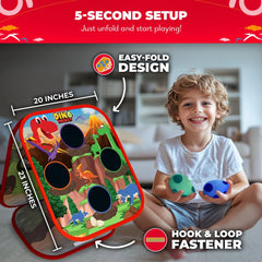 Swooc Dino Frenzy squishy eggs ready for tossing and coordination.