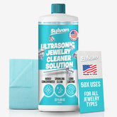 Sylvan Hills ultrasonic solution bottle for easy at-home jewelry cleaning.